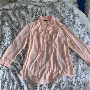 American Eagle Outfitters Tops - Satin American Eagle Shirt American Eagle Outfitters Tops - Satin American Eagle Shirt